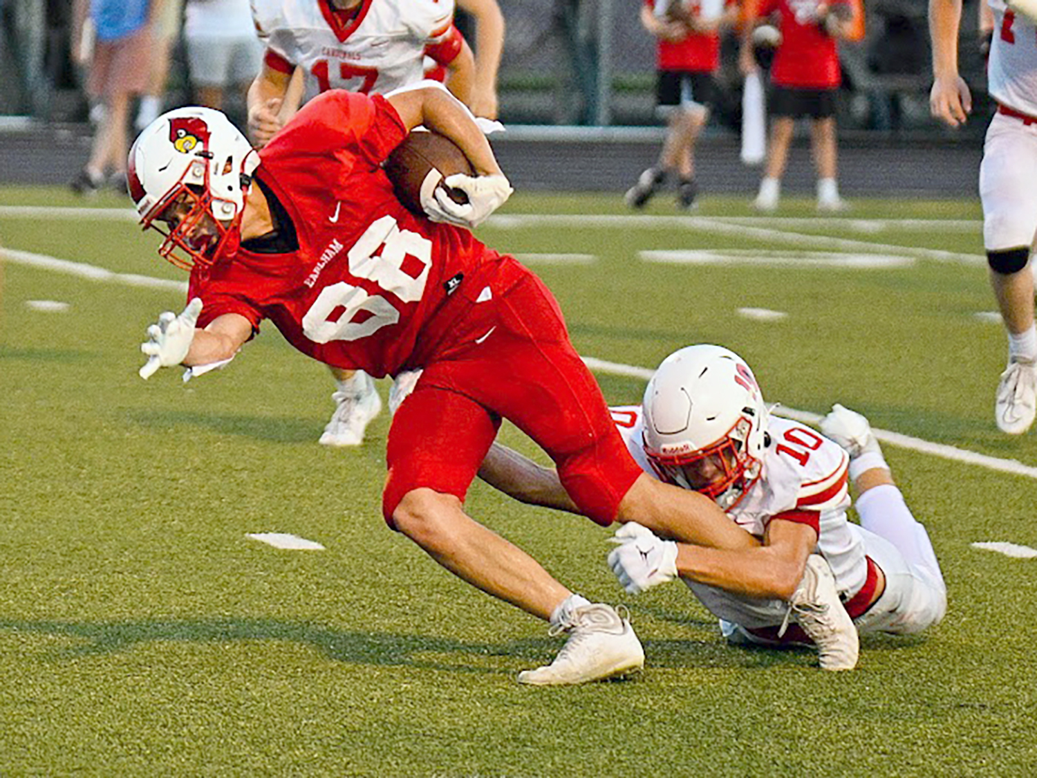 Football Cards Beat Central Decatur in Opener Earlham Echo